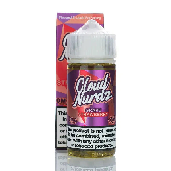 Cloud Nurdz E-Liquid - No Nicotine Vape Juice - 100ml - Black Coral